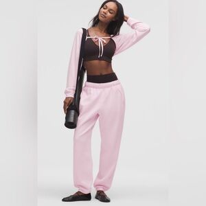 lululemon athletica blissful pink Scuba MR Oversized Jogger